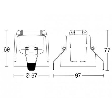 Steinel 087906 - Rörelsesensor infälld med närvarosensor PD-8 ECO COM1 360° svart