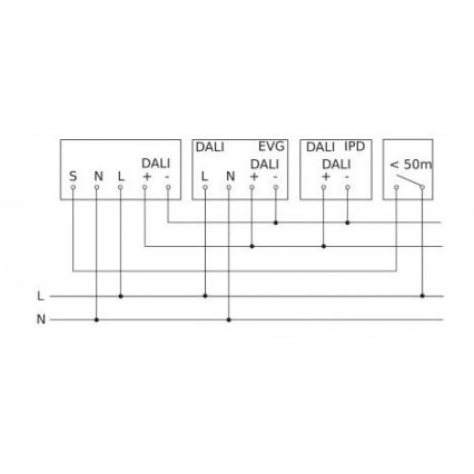 Steinel 088156 - Utomhuslampa med rörelsesensor med närvarosensor PD-8 ECO DALI-2 360° IP54 vit