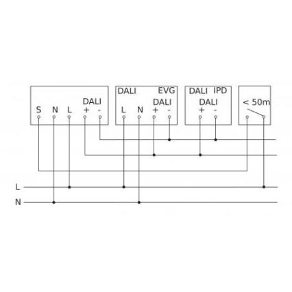 Steinel 088163 - Rörelsesensor infälld med närvarosensor PD-8 ECO DALI-2 360° svart
