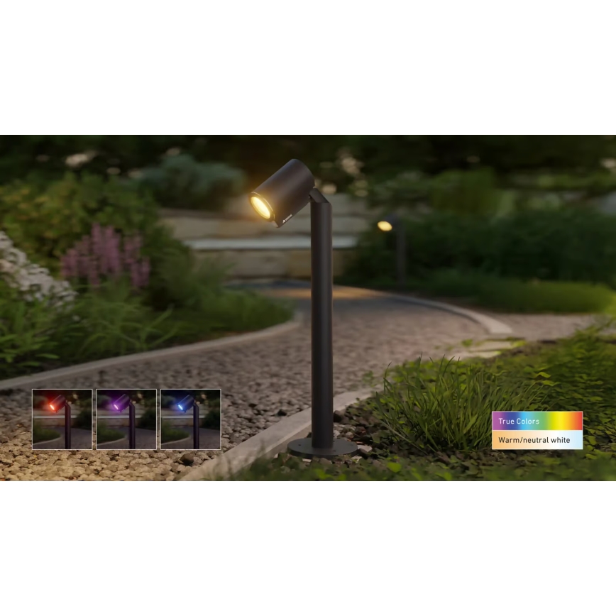 Steinel 089337 - LED RGBW Utomhuslampa LED/7,9W/24V IP65