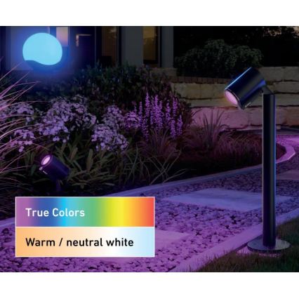 Steinel 089351 - LED RGBW Utomhuslampa LED/7,9W/24V IP65