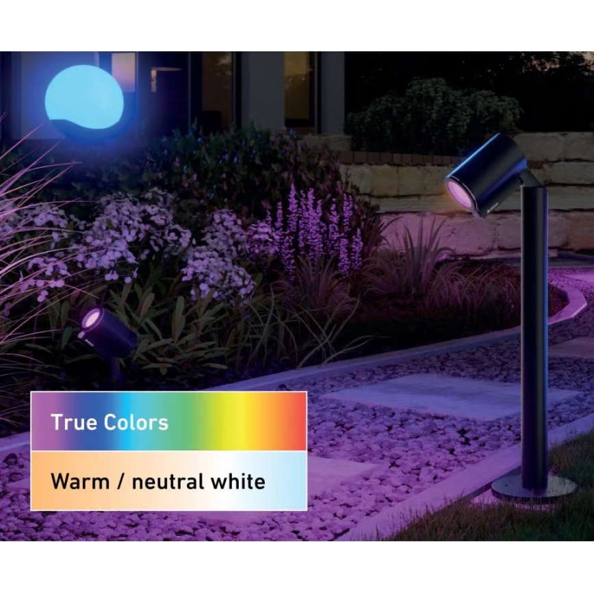 Steinel 089351 - LED RGBW Utomhuslampa LED/7,9W/24V IP65