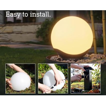 Steinel 089375 - LED RGBW utomhuslampa med rörelsesensor LED/9,07W/24V 400 mm IP65