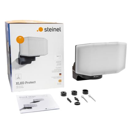Steinel 090029 - LED strålkastare XLED PROTECT LED/13,6W/230V 3000K IP54 antracit