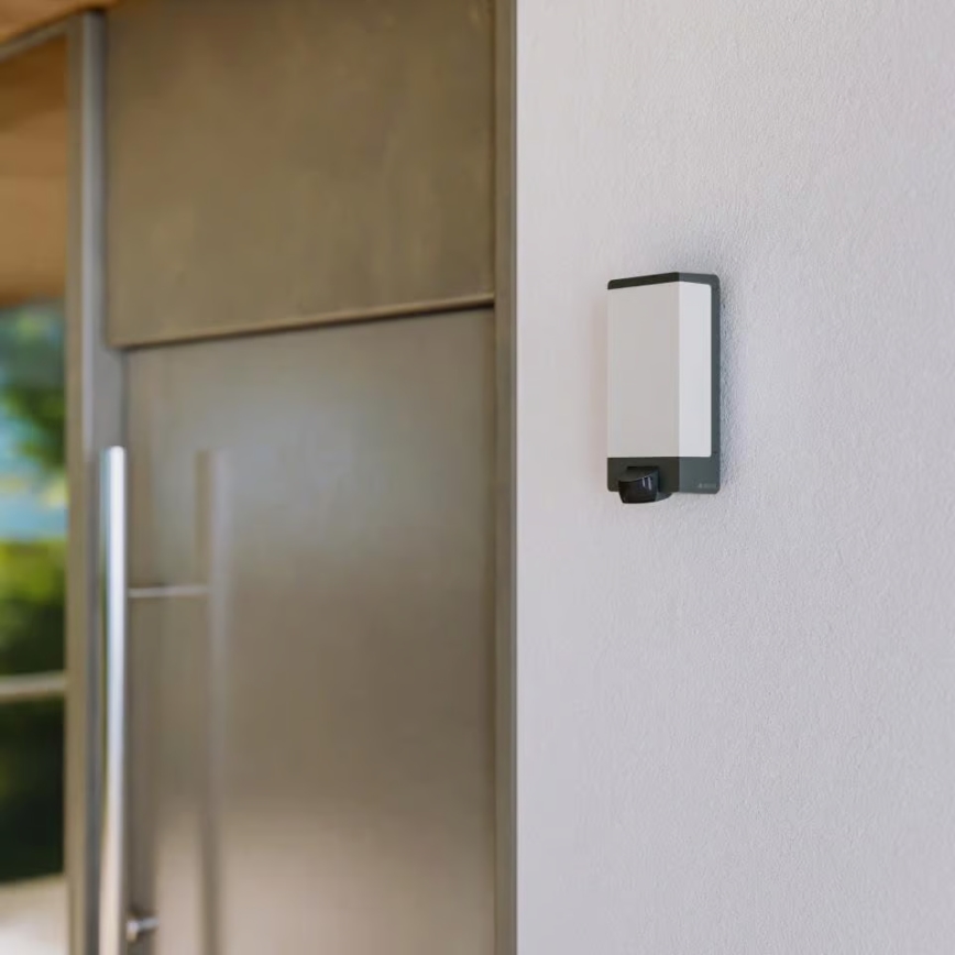 Steinel 094263 - Husnummerskylt med sensor 1xE27/15W/230V L 14 S IP44