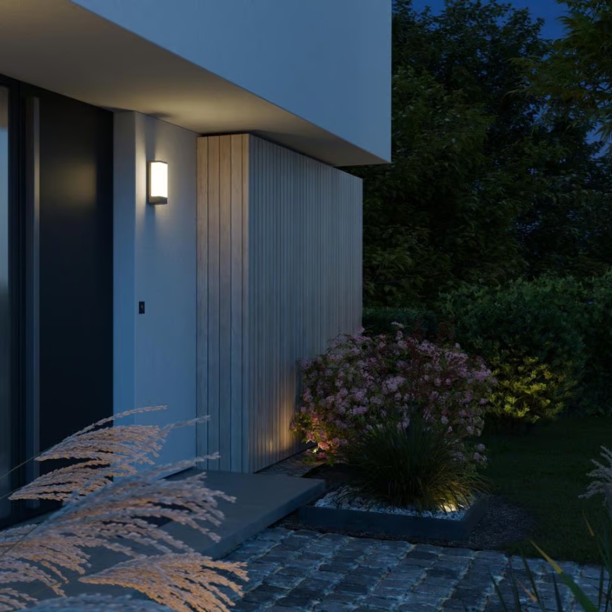 Steinel 094270 - Utomhusväggarmatur 1xE27/15W/230V L 14 IP44