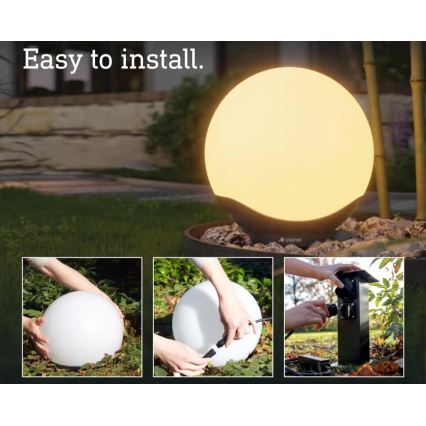 Steinel 094829 - Startpaket LED RGBW utomhuslampa LED/5,04 W/24 V 300 mm IP65