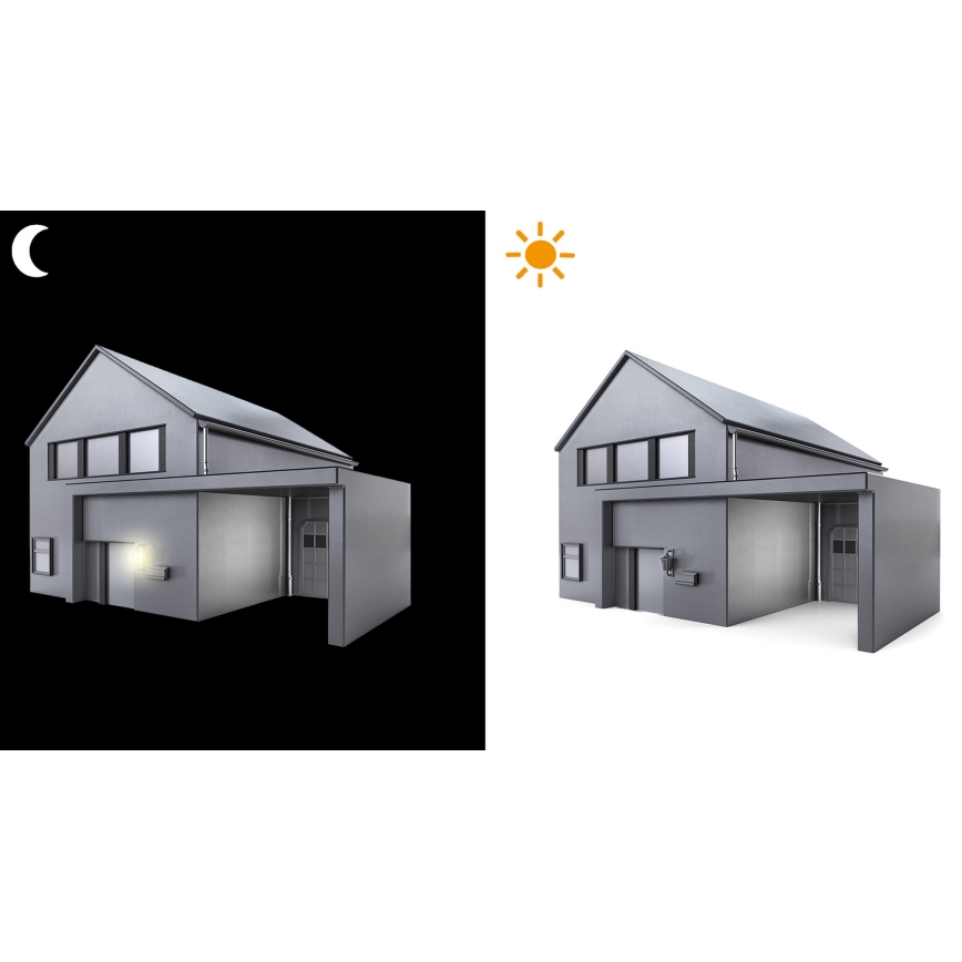 STEINEL 550318 - Skymningsbrytare NightMatic 2000 svart IP54