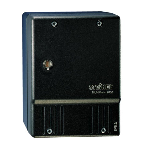 STEINEL 550318 - Skymning sensor NattbelysningMatic 2000 svart IP54