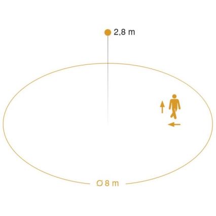 STEINEL 56032 - LED Badrumsbelysning med sensor RS PRO LED/9,5W/230V IP54