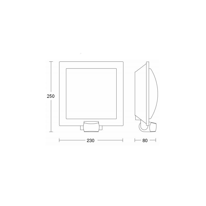 Steinel 566814 – Utomhus Vägg Sensor ljus 1×E27/60W/240V L 20 S IP44