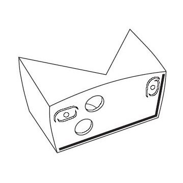 STEINEL 631765 - Hörnhållare 07 vit