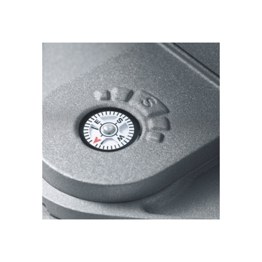 STEINEL 671006 - Solcell sensor LED-strålkastare XSolar L-S 0,5W/LED vit IP44 2500 mAh