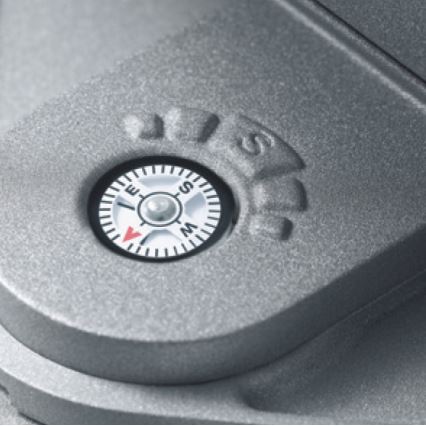 STEINEL 671013 - Solcell LED-strålkastare XSolar L-S 1,2W/LED silver IP44 2500 mAh