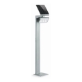 STEINEL 671211 - Solcellsdriven LED-sensorstrålkastare XSolar GL-S 0,5W/LED silver IP44 2500 mAh