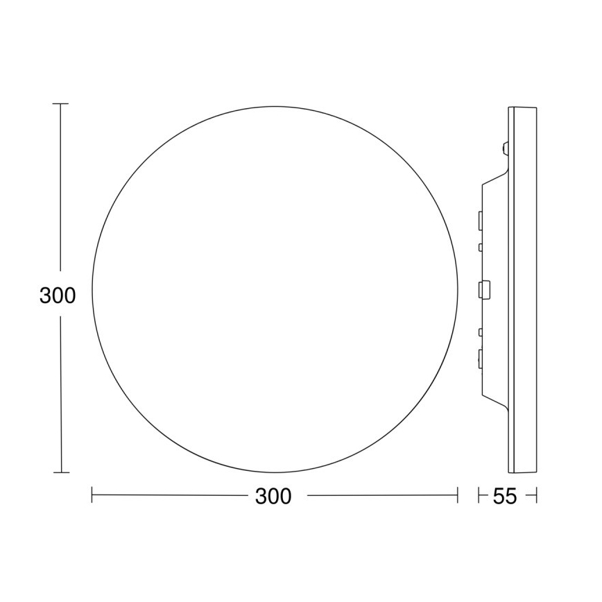 Steinel 067809 - LED Dimbar taklampa med sensor RS PRO R10 BASIC SC LED/8,5W/230V 4000K IP40
