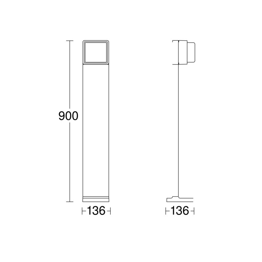 Steinel 078683 - LED dimbar utomhuslampa med sensor GL 85 SC 900 LED/9W/230V IP44