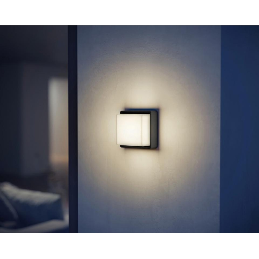 Steinel - LED ljusreglerad vägglampa L 845 C LED/9W/230V 3000K IP44 antracit