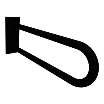 Stödhandtag 10x25 cm svart