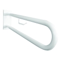 Stödhandtag 10x25 cm vit