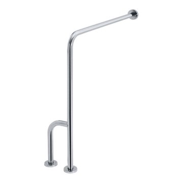 Stödhandtag 23x89 cm rostfritt stål/silver