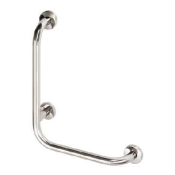 Stödhandtag 63x68 cm rostfritt stål/silver