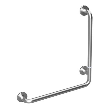 Stödhandtag 63x68 cm rostfritt stål/silver