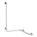 Stödhandtag för dusch 66x118 cm, rostfritt stål/silver