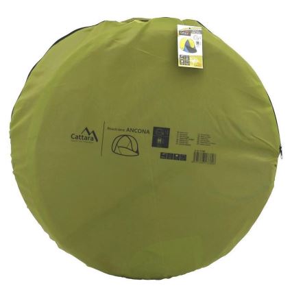 Strandtält blå/gul 120x195 cm