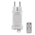 Strömförsörjning för connection of Jul belysning 230V IP44 + fjärrkontroll