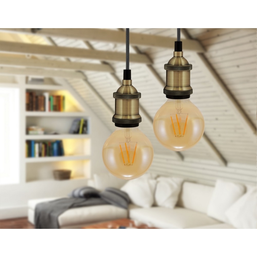 Strömkabel 1xE27/20W/230V 100cm