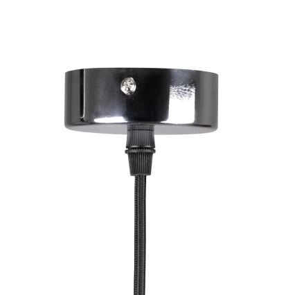 Strömkabel 1xE27/20W/230V skinande krom