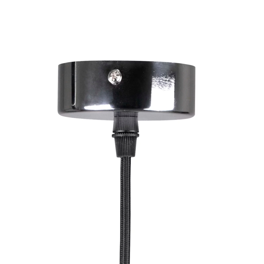 Strömkabel 1xE27/20W/230V skinande krom