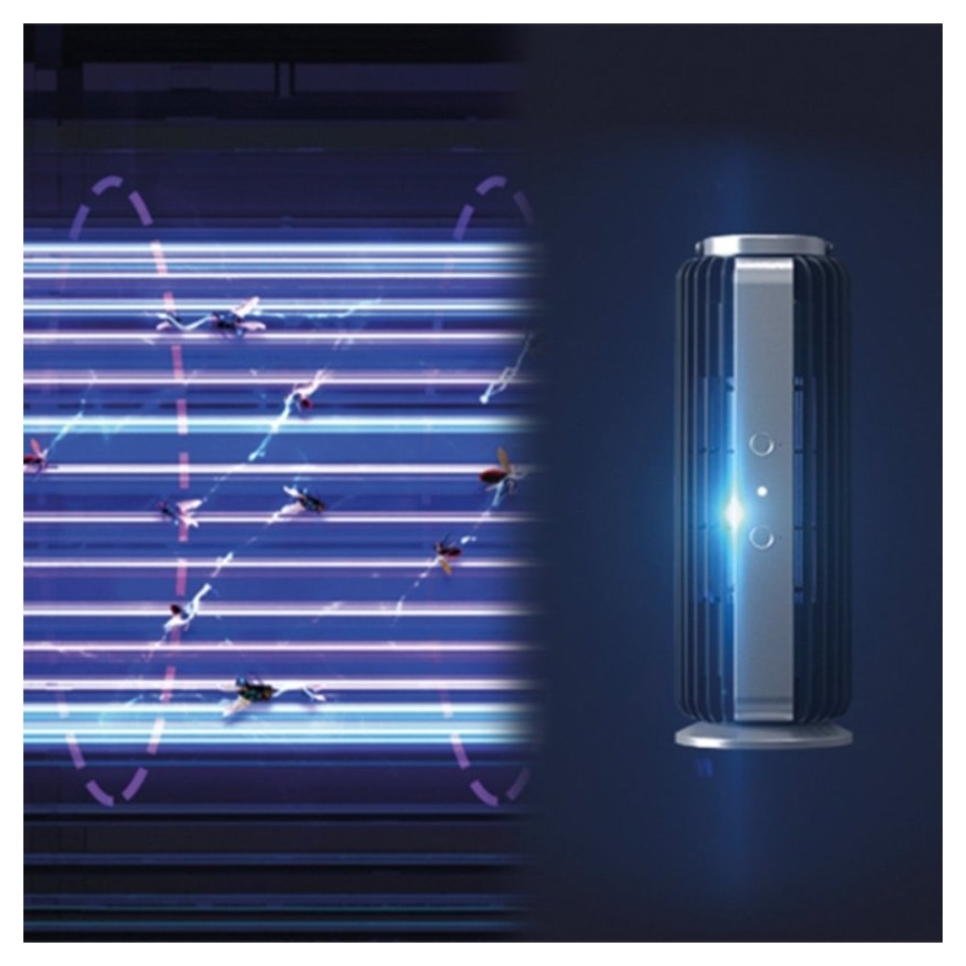 Stylies - AURIGA UV-A ljusfälla för myggbekämpning, 8W/230V, 60 m²
