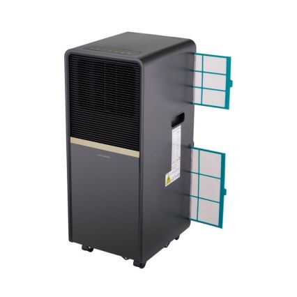 Stylies - Portabel luftkonditionering POLARIX 1000W/230V 9000 BTU svart + fjärrkontroll