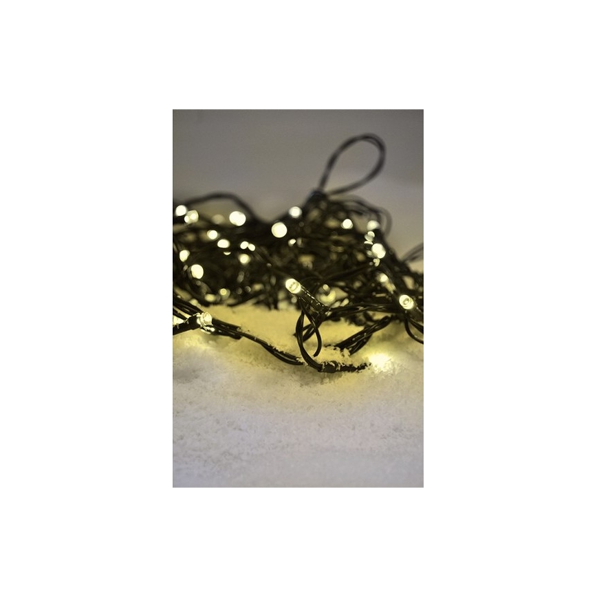 LED utomhus julkedja  50xLED/8 funktioner 8m IP44 varm vit 