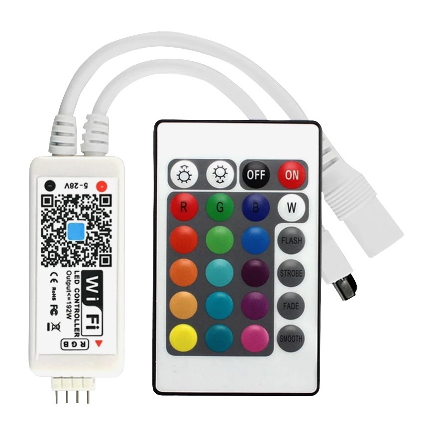 LED RGB ljusreglerad  ljusslinga LED/20W/230V 5m IP65 Tuya + Fjärrkontroll