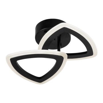 Surface-mounted ljuskrona 2xLED/16W/230V svart