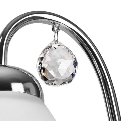 Surface-mounted takkrona  MIRANDA 5xE27/60W/230V skinande krom