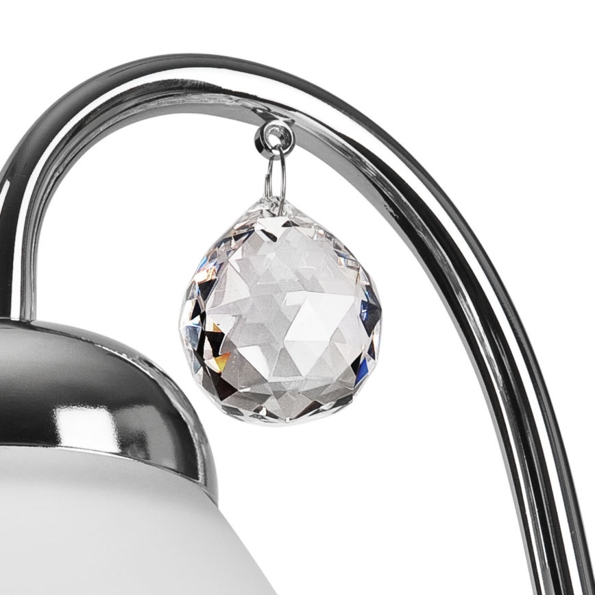 Surface-mounted takkrona  MIRANDA 5xE27/60W/230V skinande krom