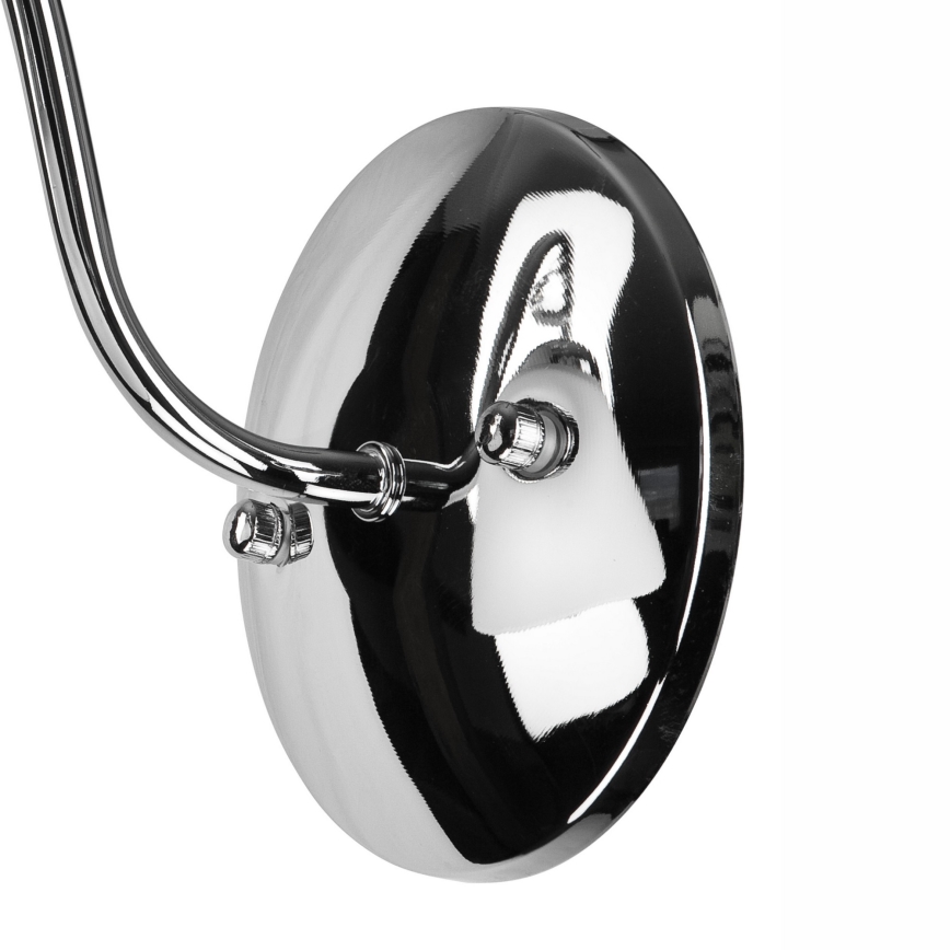 Surface-mounted takkrona  MIRANDA 5xE27/60W/230V skinande krom