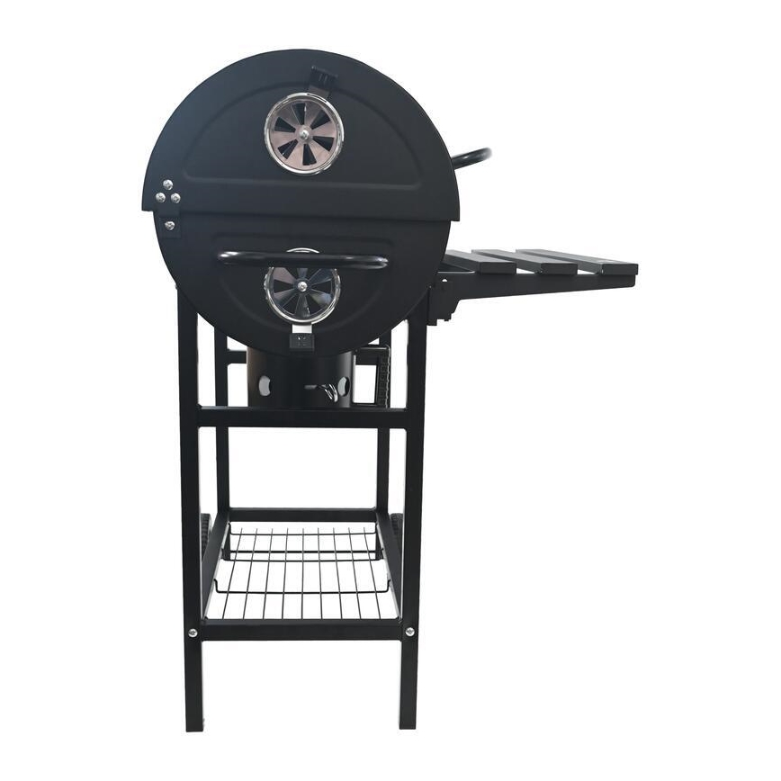 Svart kolgrill