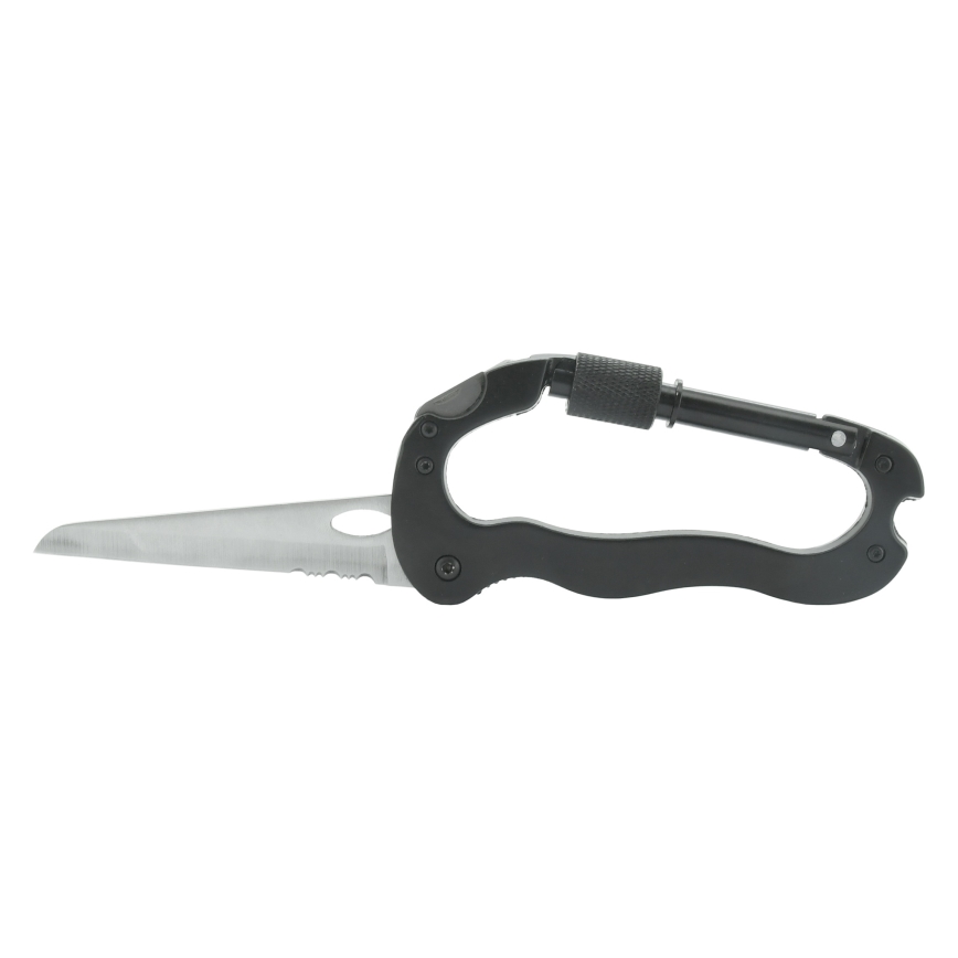 Svart multifunktionell aluminiumkarbinhake med låsning