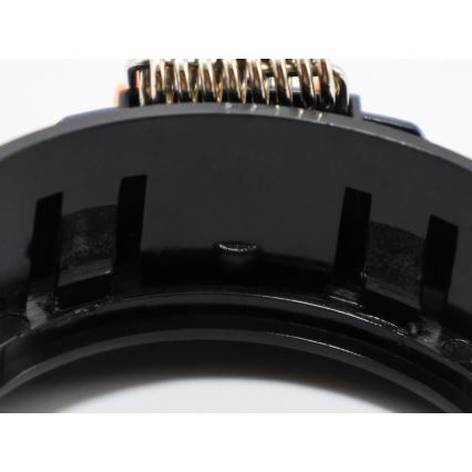Svart ram för infälld GU10-armatur, Ø 9 cm