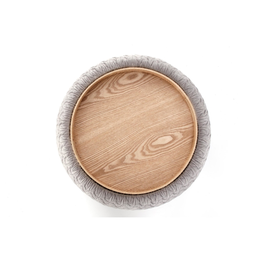 Taburett BONO diameter 54 cm grå