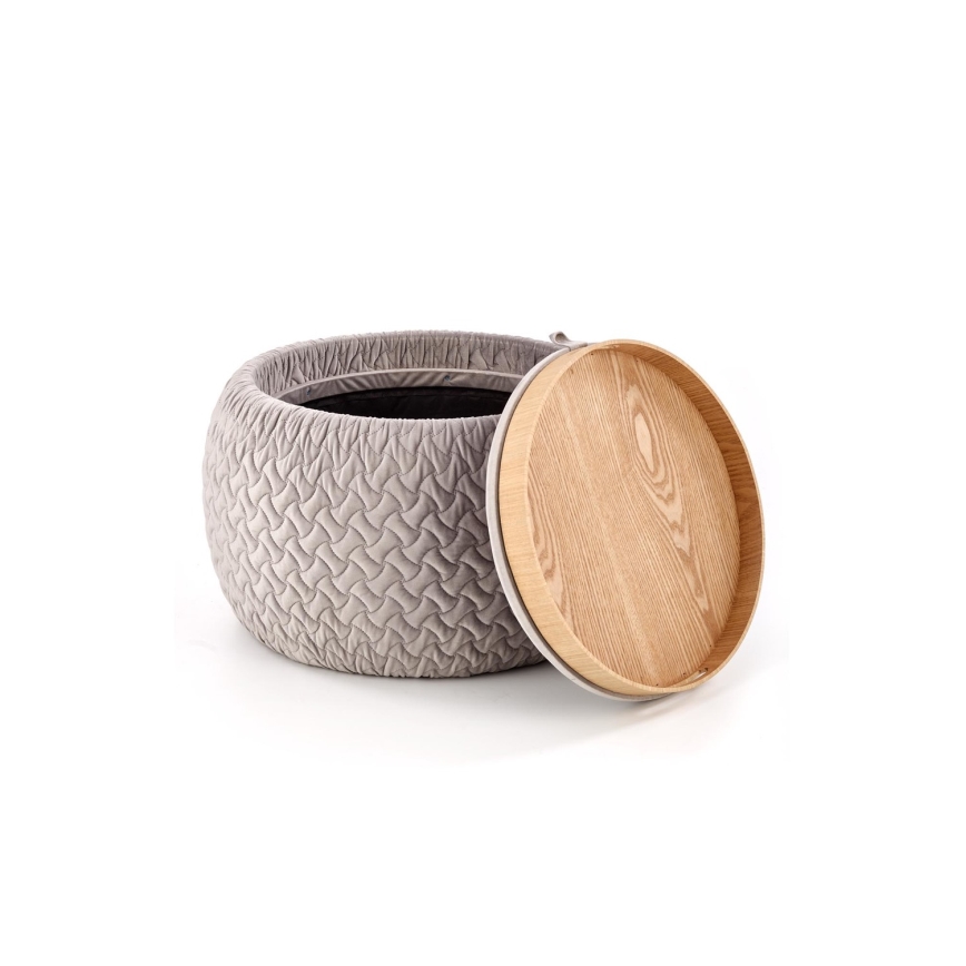 Taburett BONO diameter 54 cm grå