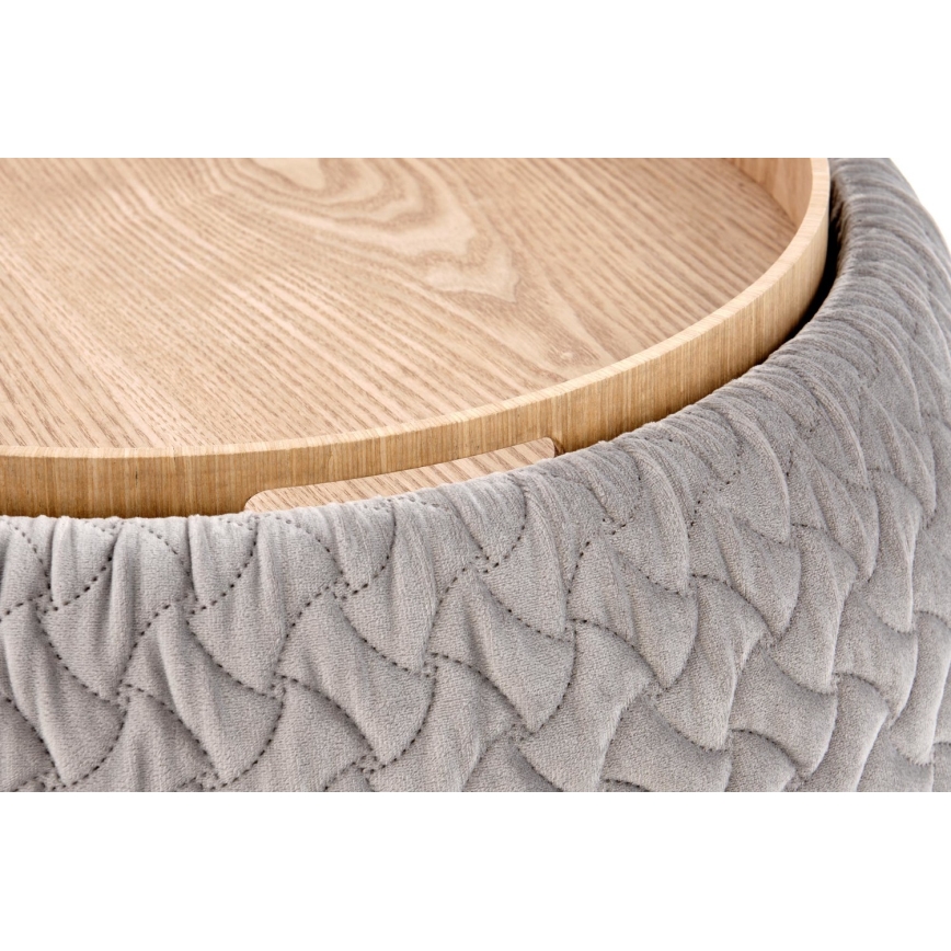 Taburett BONO diameter 54 cm grå