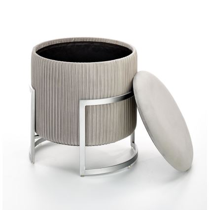 Taburett CRICKET diameter 40 cm grå