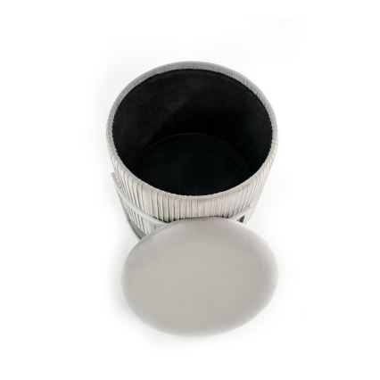 Taburett CRICKET diameter 40 cm grå