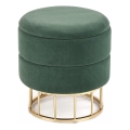 Taburett MINTY diameter 37 cm grön/guld